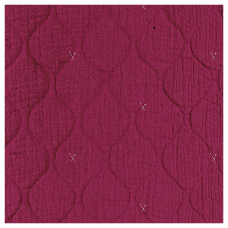 Quilted Double Gauze Purple